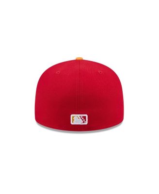 Men's Red Bowling Green Hot Rods Theme Nights 59FIFTY Fitted Hat