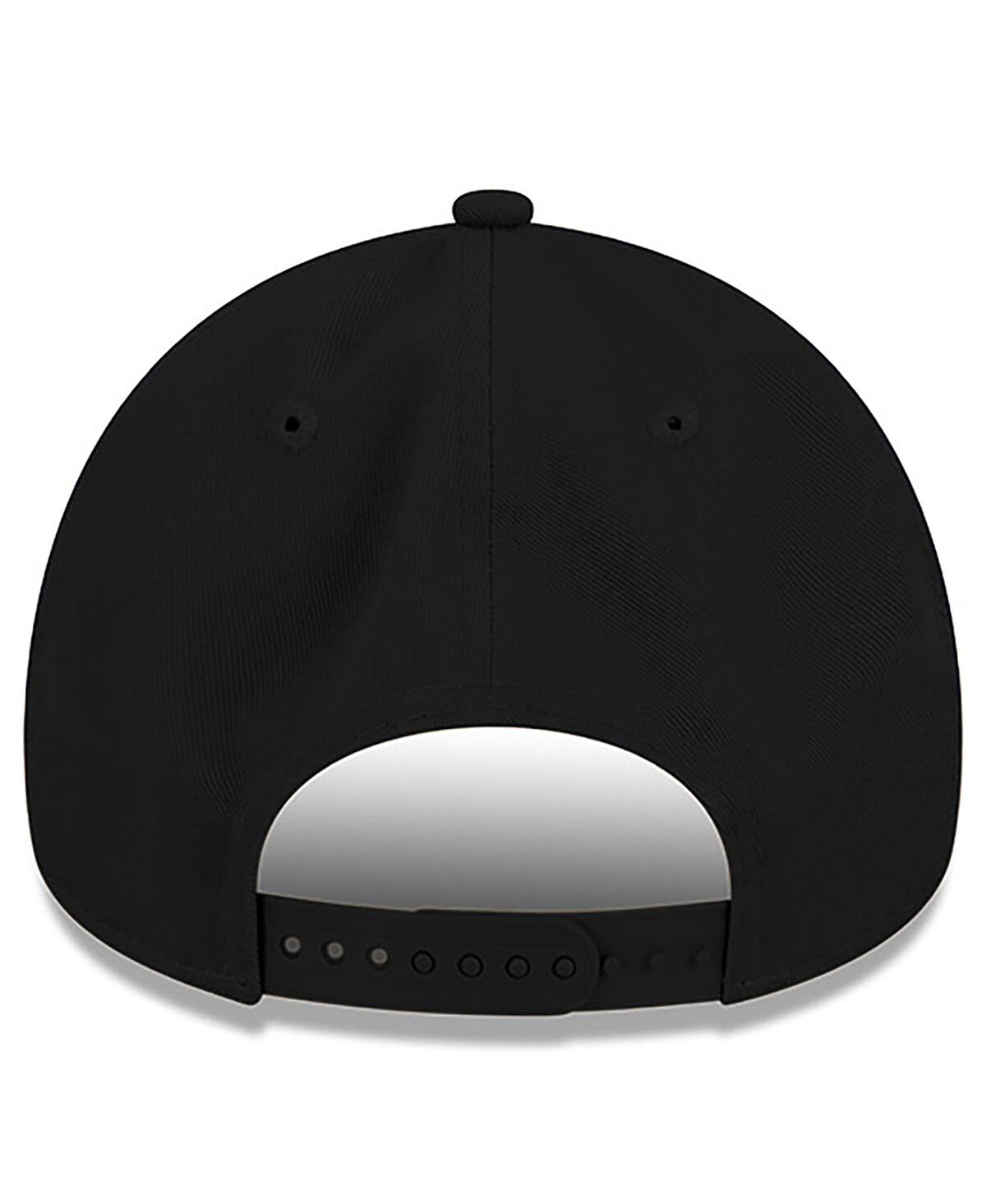 New Era Men's Black Bubba Wallace 9forty A-frame Patch Adjustable Hat
