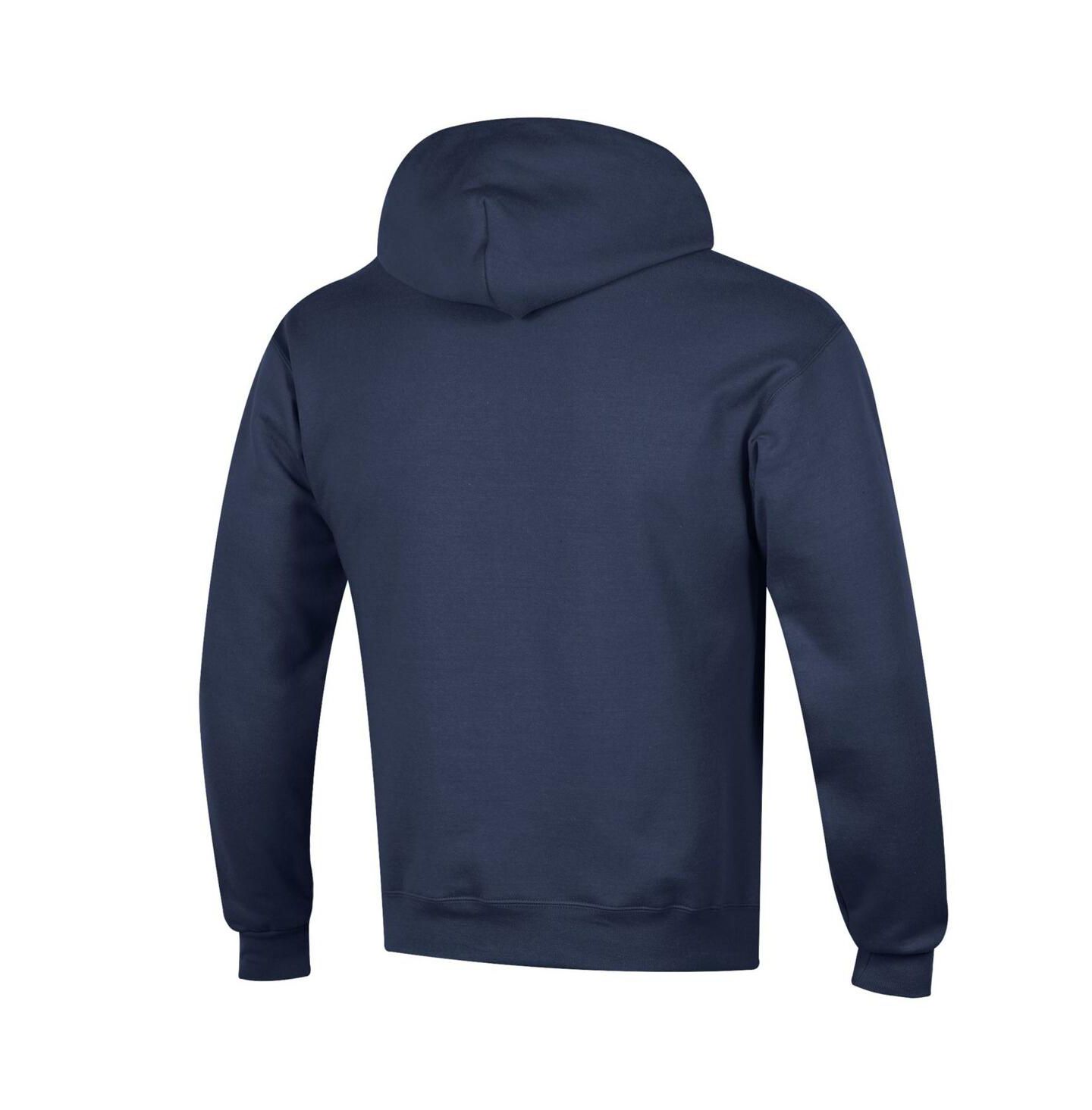 Мужские худи Champion Navy Georgia Tech Yellow Jackets Basic Arch Fleece Pullover — фото 3