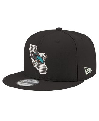 New Era - Men's Black San Jose Sharks State Pride 9FIFTY Snapback Hat