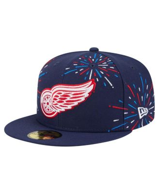 New Era - Men's Navy Detroit Red Wings Americana Fireworks 59FIFTY Fitted Hat