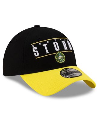 Men's and Women's Black/Yellow Seattle Storm 2025 WNBA Draft 9TWENTY Adjustable Hat