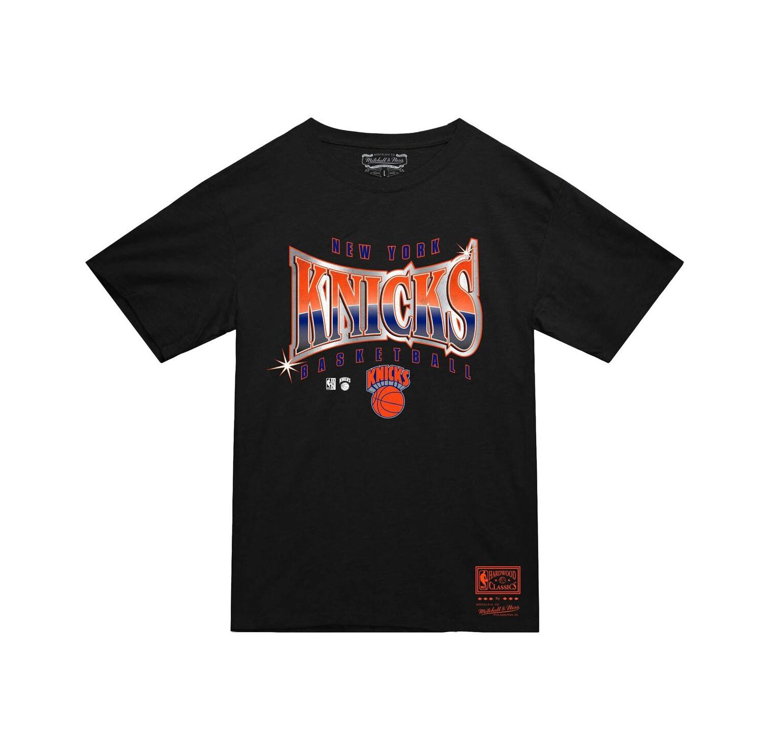 Men's Black New York Knicks Worldwide Collection Glow Up T-Shirt