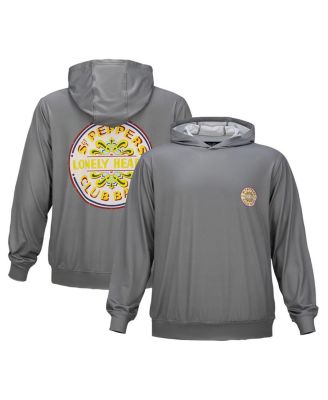 Men's and Women's Gray The Beatles Sgt. Pepper Vintage Seal UPF 50 Pullover Hoodie