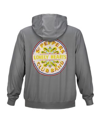 Men's and Women's Gray The Beatles Sgt. Pepper Vintage Seal UPF 50 Pullover Hoodie
