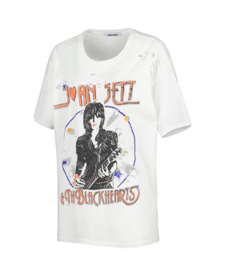 Women's White Joan Jett Graphic T-Shirt