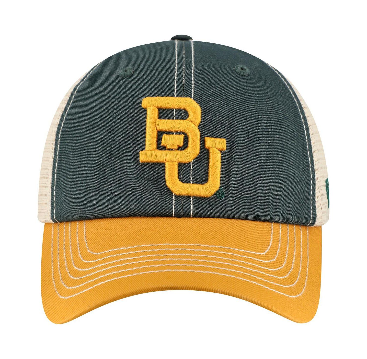 Men's Green/Gold Baylor Bears Off Road Adjustable Trucker Hat
