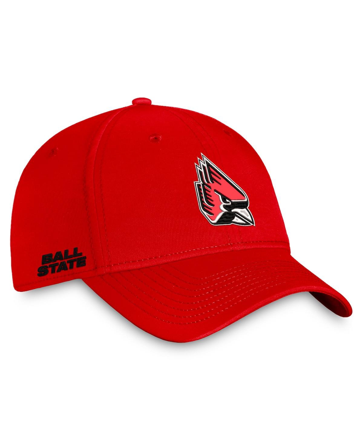 Top Of The World Men's Cardinal Ball State Cardinals Reflex Performance Flex Hat