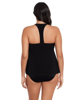 Plus Size Taylor Tankini Top - Palm Green