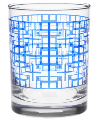 Millard Block Double Old Fashioned Glasses, Set of 4