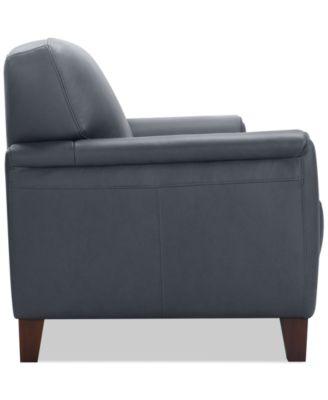 CLOSEOUT! Ashlinn 84" 3 Seat Leather Sofa