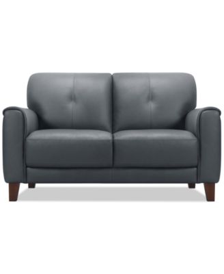 Ashlinn 61" Leather Loveseat, Exclusively at Macy's