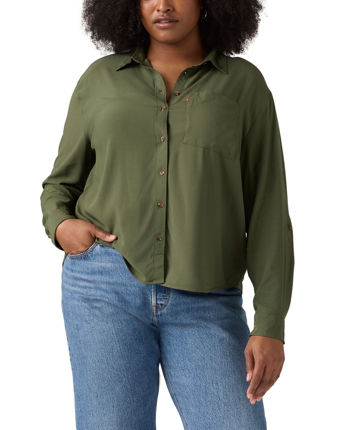 Plus Size Darlene Shirt - Deep Depths