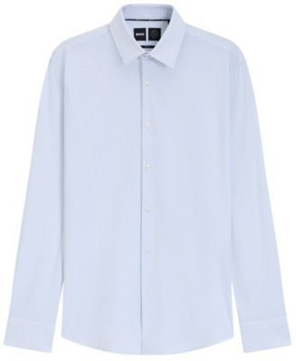 Men's Performance-Stretch Slim-Fit Dress Shirt