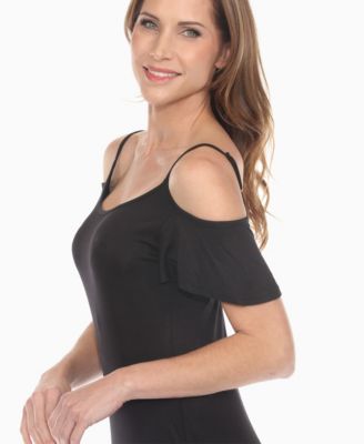 Women's Cold Shoulder Full Length Maxi Dress