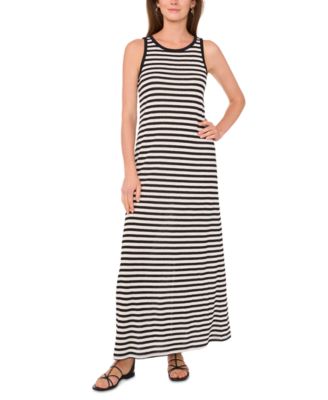 Vince Camuto - Women's Striped Keyhole Tank Dress
