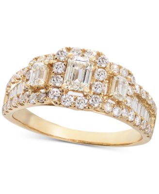 Diamond Engagement Ring (2 ct. t.w.) in 14k White, Yellow or Rose Gold