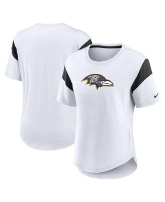 Nike - Women's White Baltimore Ravens Fashion Slub Top