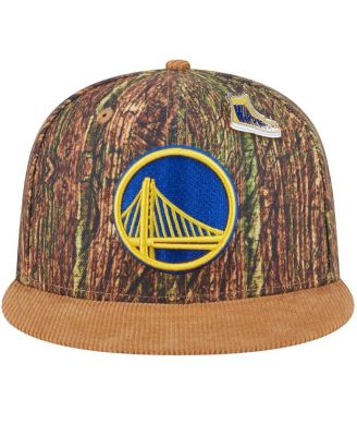 Men's Camo Golden State Warriors Victory Grove Forest Sneaker Pin 9FIFTY Snapback Hat