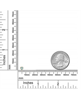 Tiny Cubic Zirconia Cartilage Ear Lobe Piercing Yellow 14K Gold CZ Halo Heart Stud Earring 1 Piece  Helix Daith Screw Back 4MM