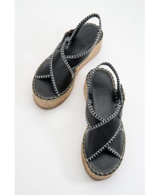 Bellezza Leather Platform Sandals