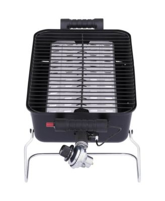 Deluxe Portable Propane Gas Table Top Grill - Black