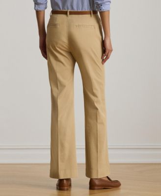 Women's Stretch Cotton Chino Flare Pants