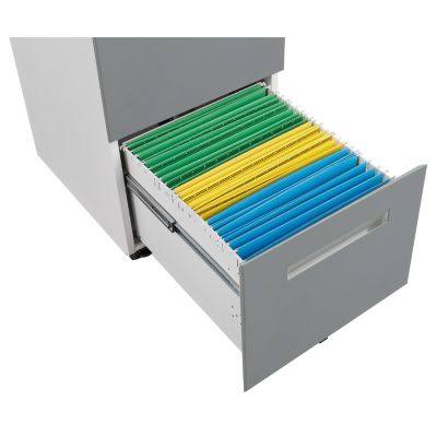 Mobile Locking File Metal Cabinet with 5 Wheels