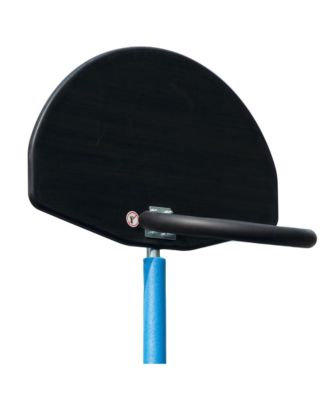 14FT Trampoline for Adults & Kids with Basketball Hoop, Outdoor Trampolines w/Ladder and Safety Enclosure Net for Kids and Adults