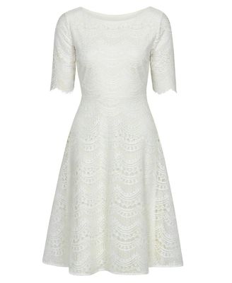 Women's Evie 3/4 Sleeve Knee Length Lace Dress