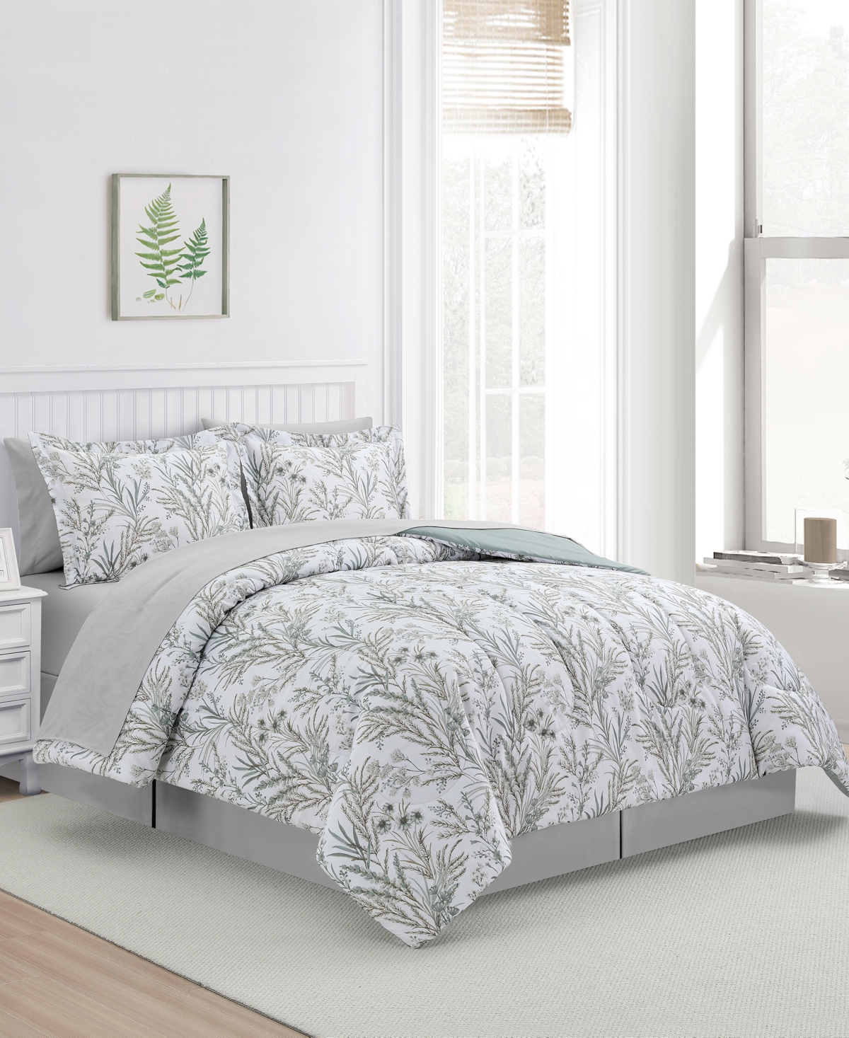 Sunham Naples Floral 8-pc. Comforter Sets