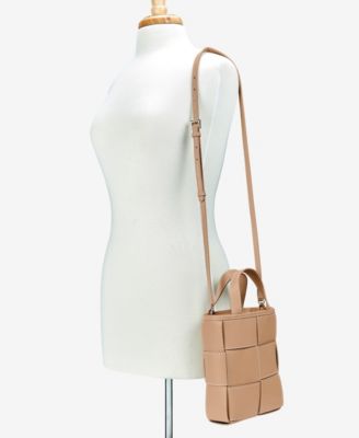 Chloe Handwoven Calfskin Leather Mini Shopper Bag