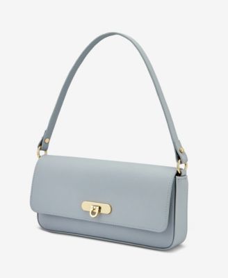 Audrey French Calfskin Leather Shoulder Bag