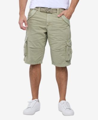 Men's Cargo Shorts Camo & Solid Colors 12.5" Inseam Knee Length Classic Fit Multi Pocket