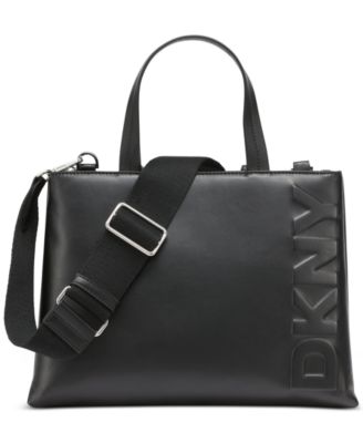 DKNY - Tinsley Faux-Leather Logo Satchel