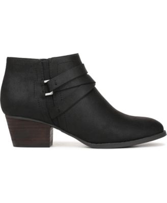 Women's Bryce Zip Round Toe Block Heel Short Boots