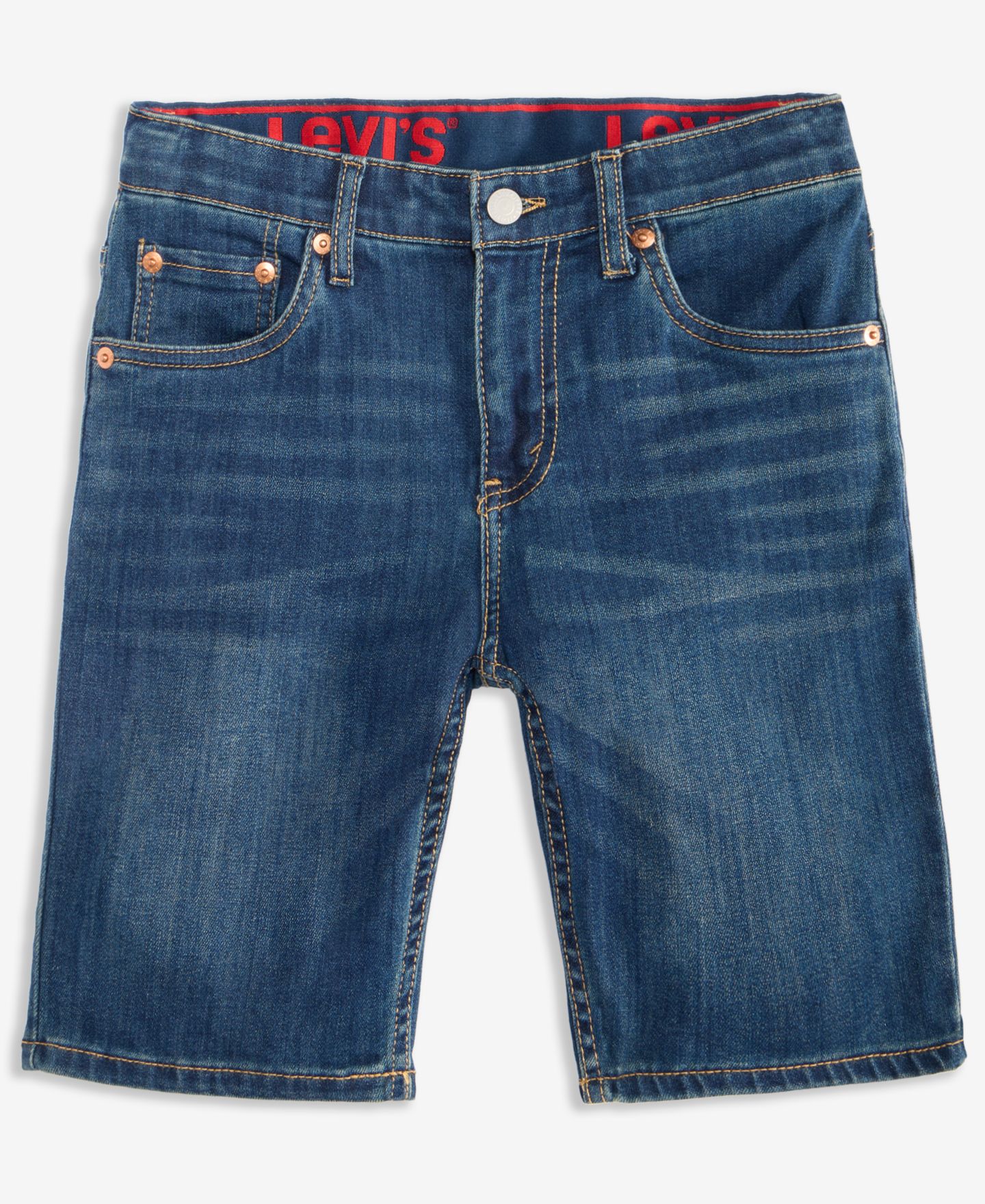 Шорты Levi's Slim-Fit 5-Pocket Performance для мальчиков, цвет: Highlands — фото 2