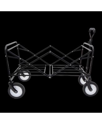 Collapsible Utility Wagon Cart - 360lb Capacity, All-Terrain Wheels