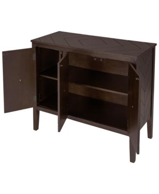 Sideboard with Adjustable Shelf, Handles & Legs
