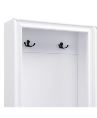 Hall Tree Set of 2 - Entryway Coat Rack & Bench