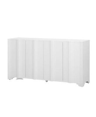 Linear Accent Sideboard - Pine Veneer