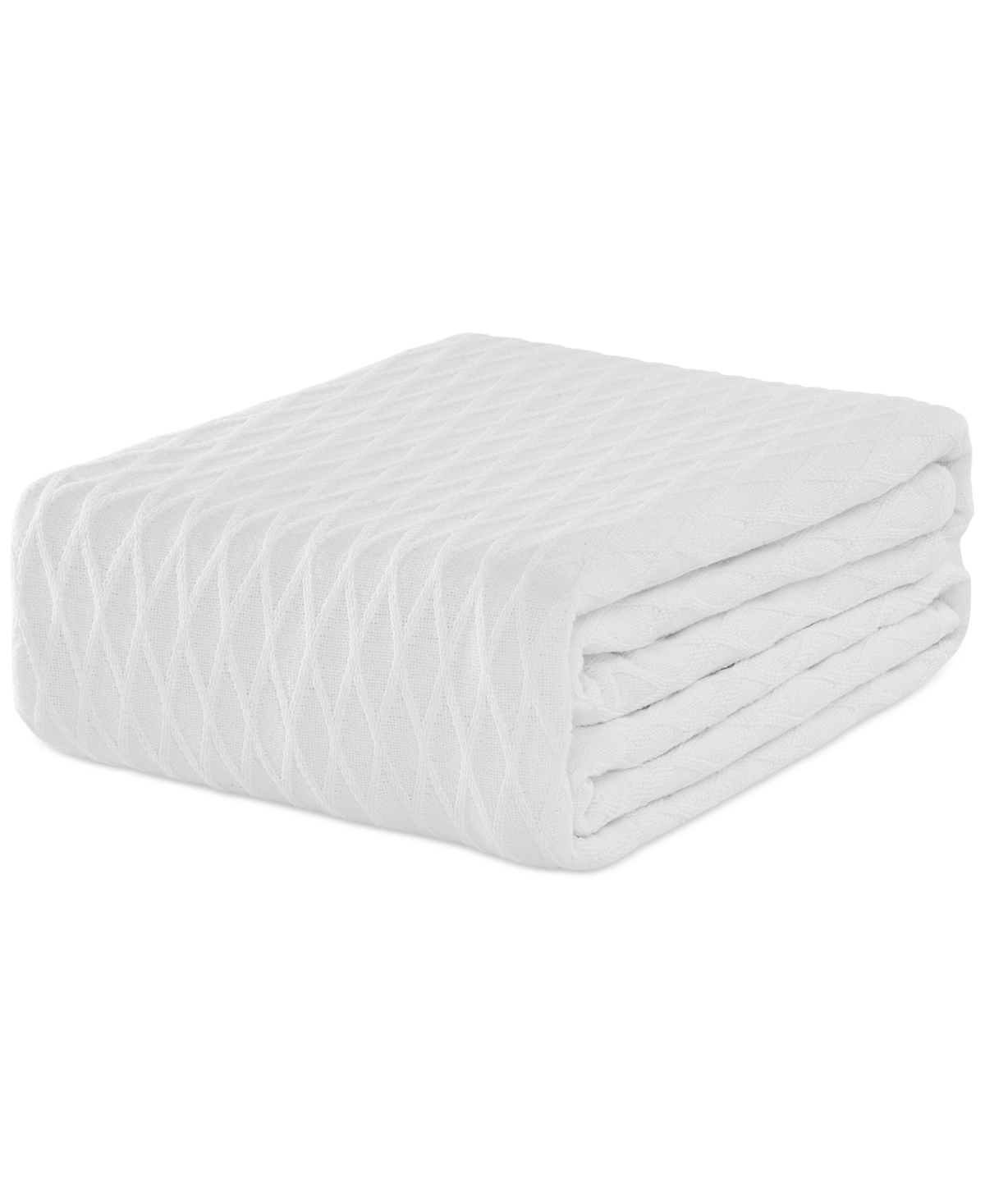 Ralph Lauren Classic Cotton Blanket, Full/queen In White