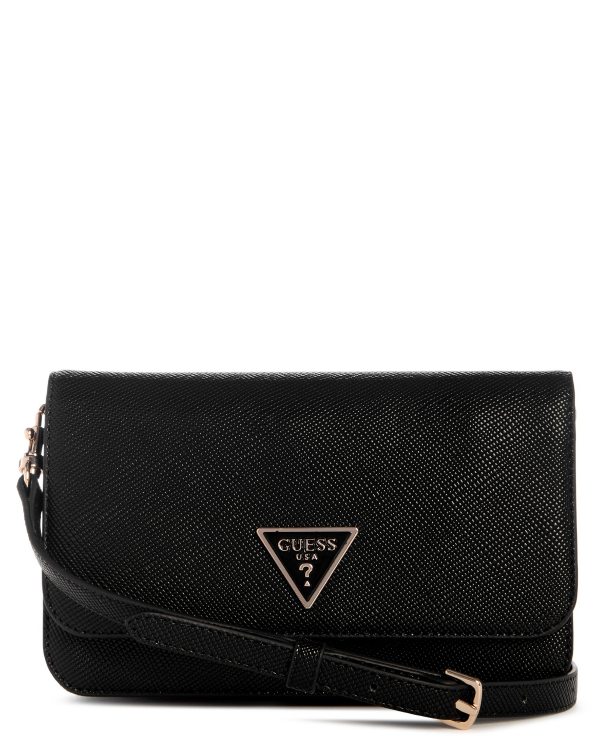 Women's Noelle Crossbody Flap Organizer - Black