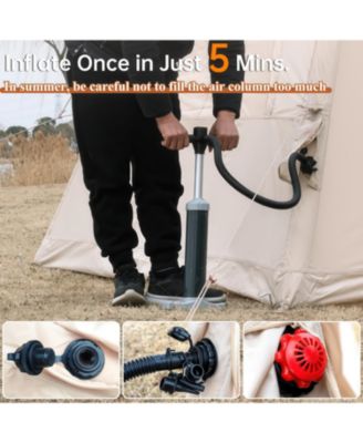 Inflatable Glamping Tent - 4-6 Person, Waterproof