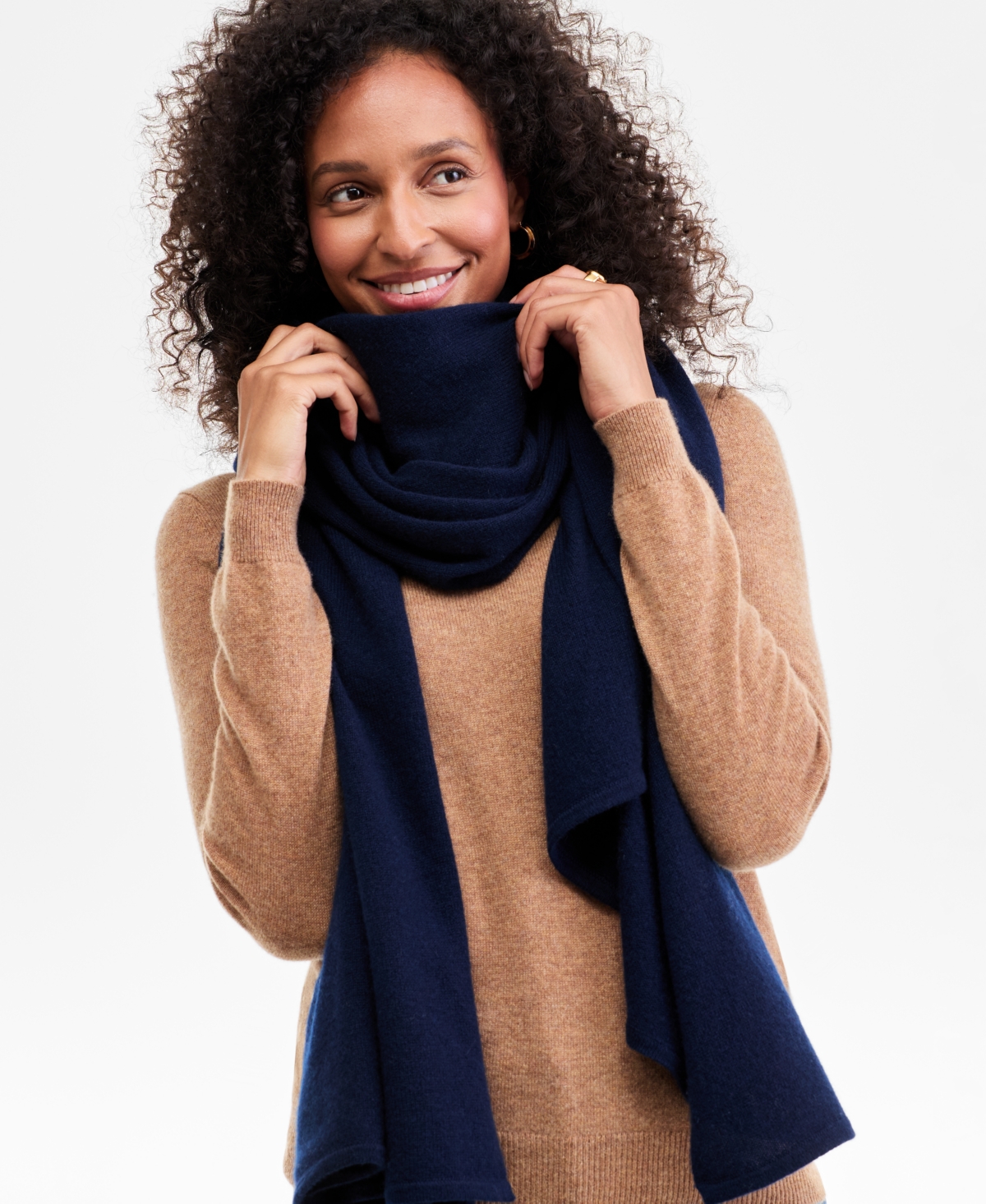 Charter Club 100% Cashmere Oversized Scarf, Macy's Exclusive