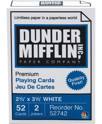 The Office Dunder Mifflin Playing Cards | 52 Card Deck + 2 Jokers