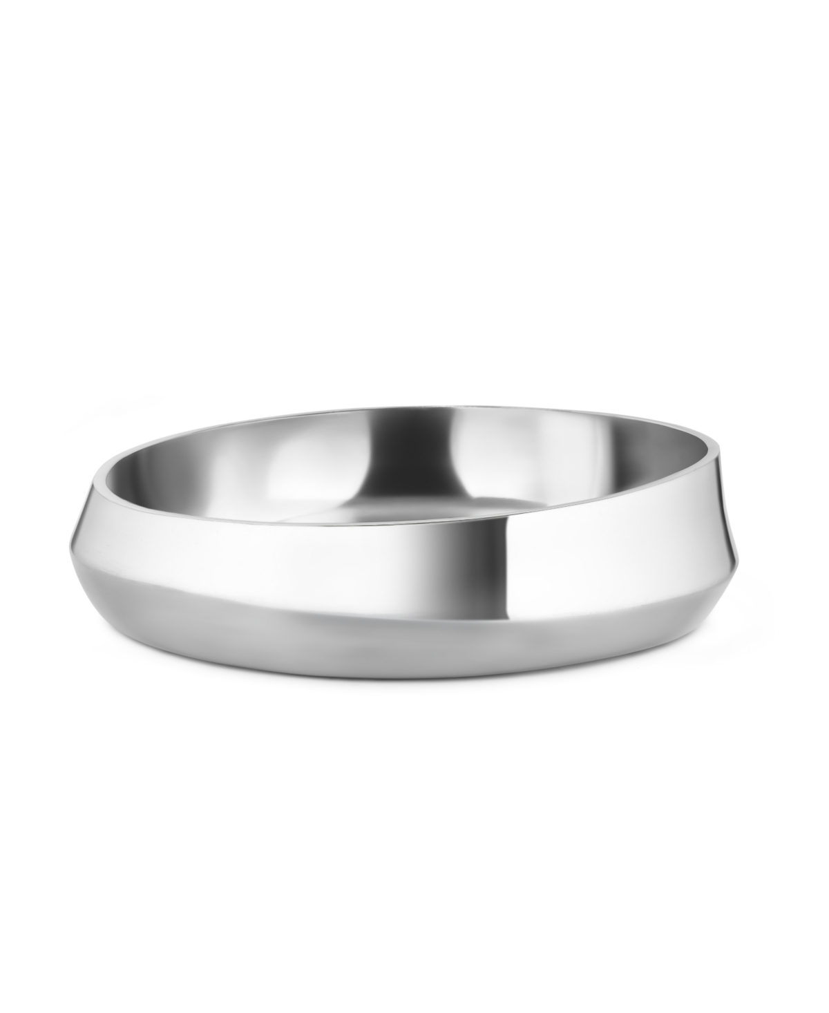 Nambe Symphony Low Bowl In Metallic