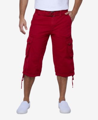 XRAY Big & Tall Belted Below Knee Long Cargo Shorts