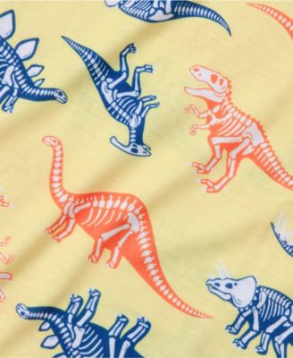 Little Boys Short Sleeve Tee and Shorts Pajama Set