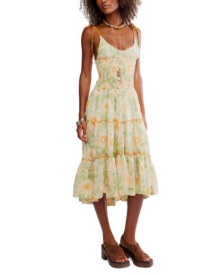 knee length dresses for ladies Tigerlily - Capri Mara Midi Dress - Fiesta main image 1